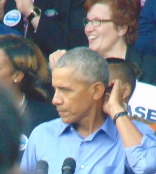 Obama at rally
